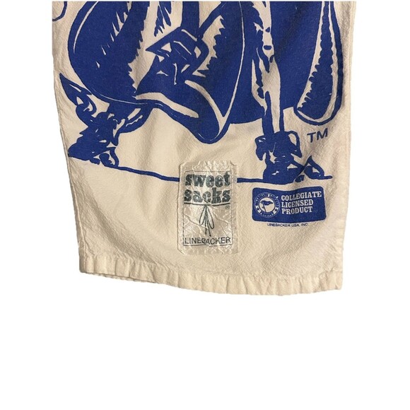 VTG 90s Duke Blue Devils Sweet Sacks Linebacker Shorts One Sz Rare Unique - Picture 6 of 8